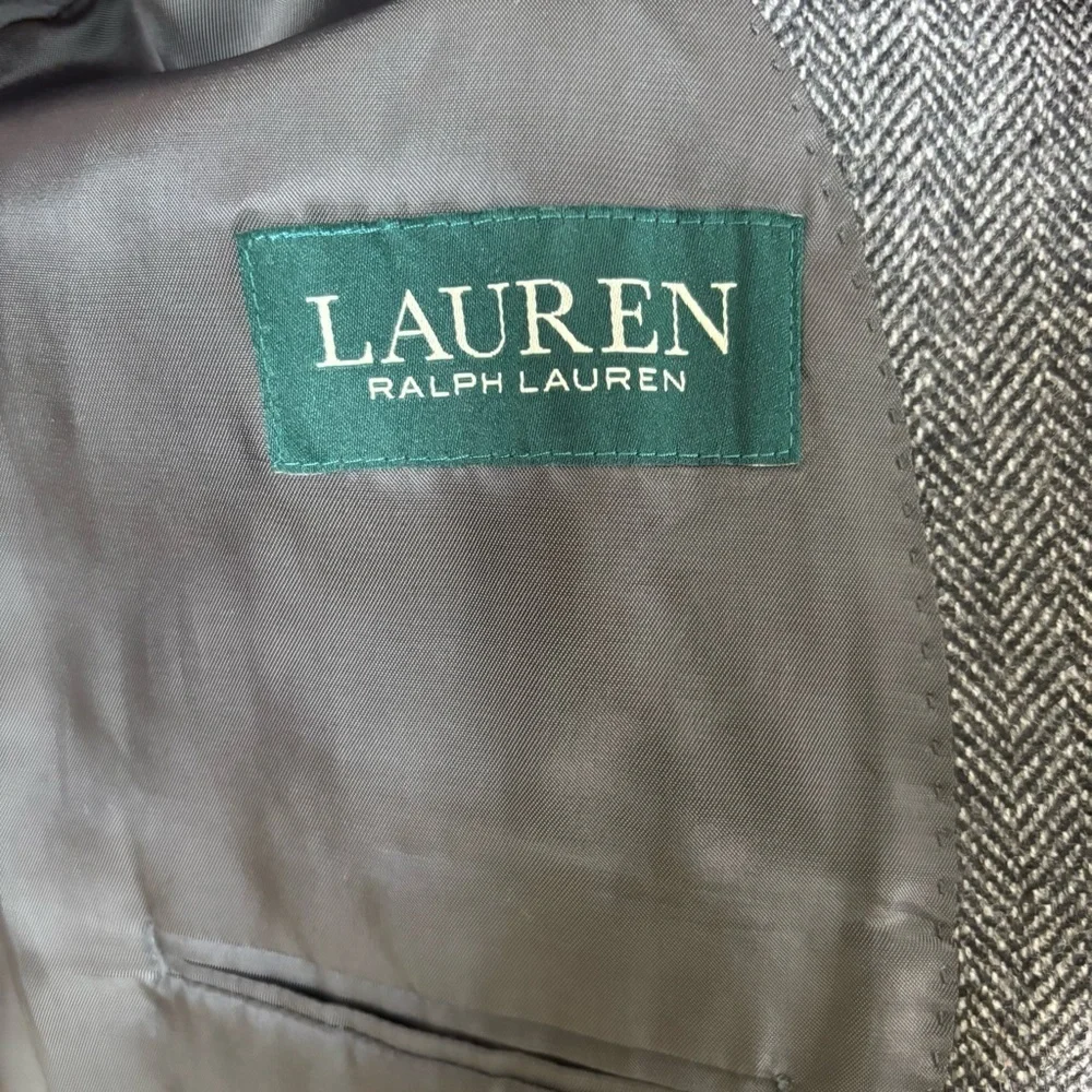 Lauren Ralph Lauren 2 Button 100% Wool Blazer Multicolored Men’s Size 42R